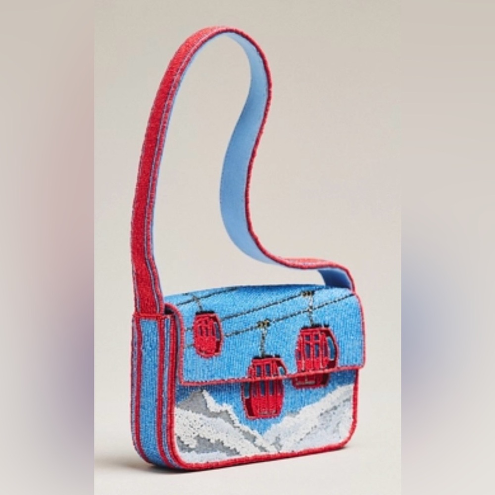 Anthropologie THE FIONA BEADED BAG: WINTER ICON EDITION Ski Lift